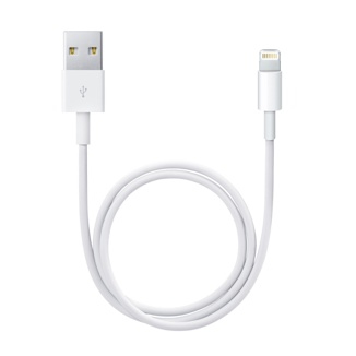 Apple Lightning / USB 0.5m USB A Mannelijk Mannelijk Wit USB-kabel